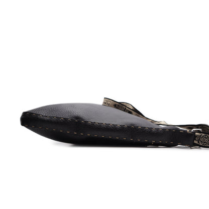 Fendi Leather Selleria Crossbody Bag
