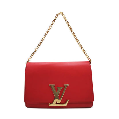 Louis Vuitton Calfskin Louise MM Chain Shoulder Bag PL4114