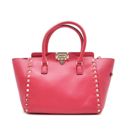Valentino Garavani Leather Rockstud Tote Bag