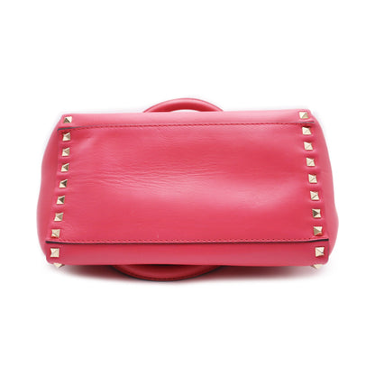 Valentino Garavani Leather Rockstud Tote Bag