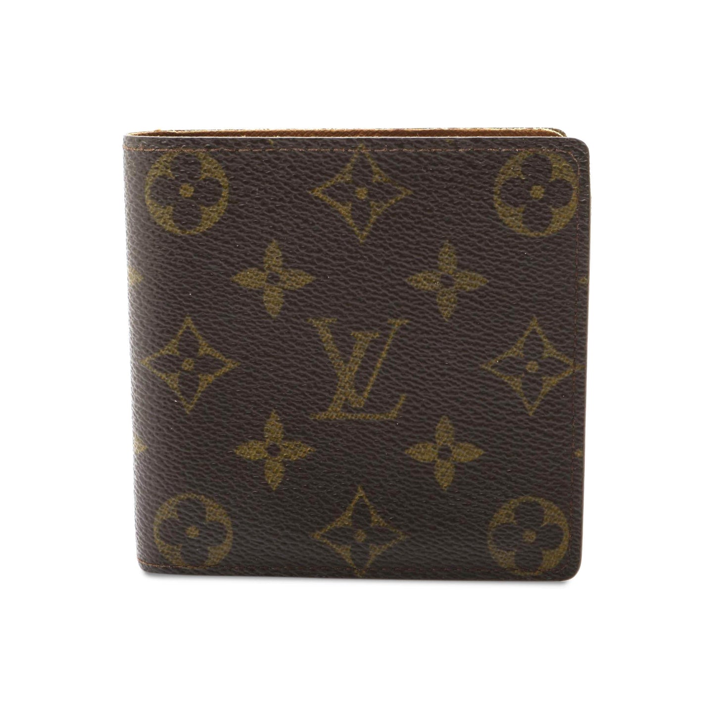 Louis Vuitton Monogram Canvas Marco Wallet Brown CA0977