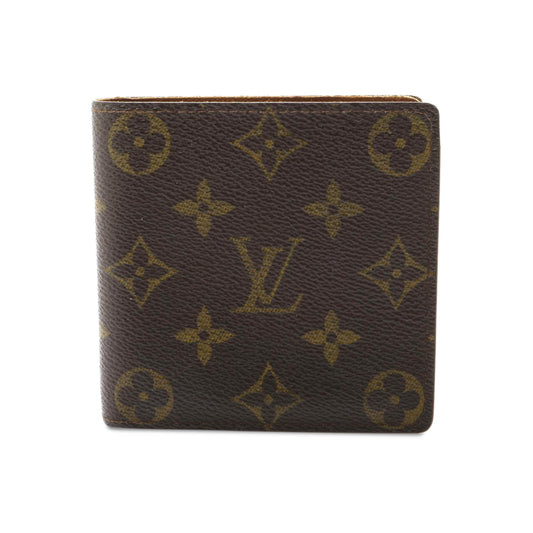 Louis Vuitton Monogram Canvas Marco Wallet Brown CA0977