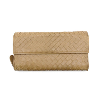 Bottega Veneta Intrecciato Leather Continential Wallet