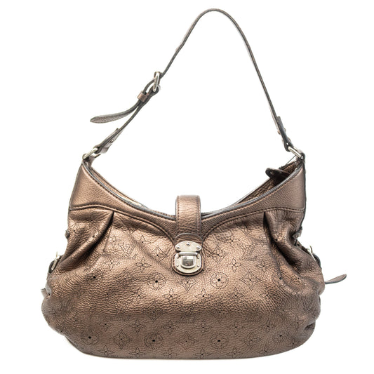 Louis Vuitton Monogram Metallic Leather Mahina XS Shoulder Bag AR3068