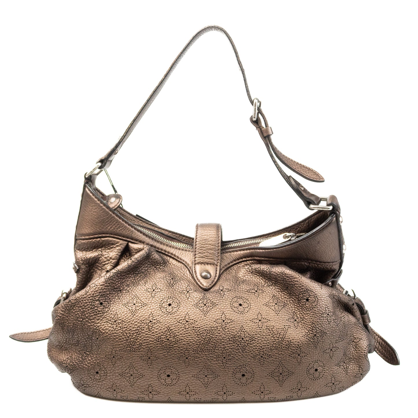Louis Vuitton Monogram Metallic Leather Mahina XS Shoulder Bag AR3068